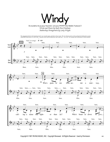 Windy (arr. Larry Wright)