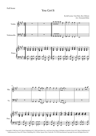 You Got It (arr. Fernando Britto)