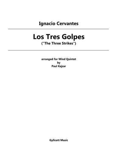Los Tres Golpes (Wind Quintet) (arr. Paul Kajzar)
