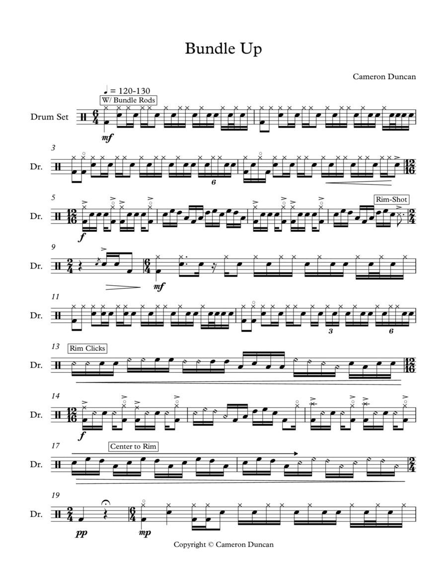 Bundle Up (drum solo)