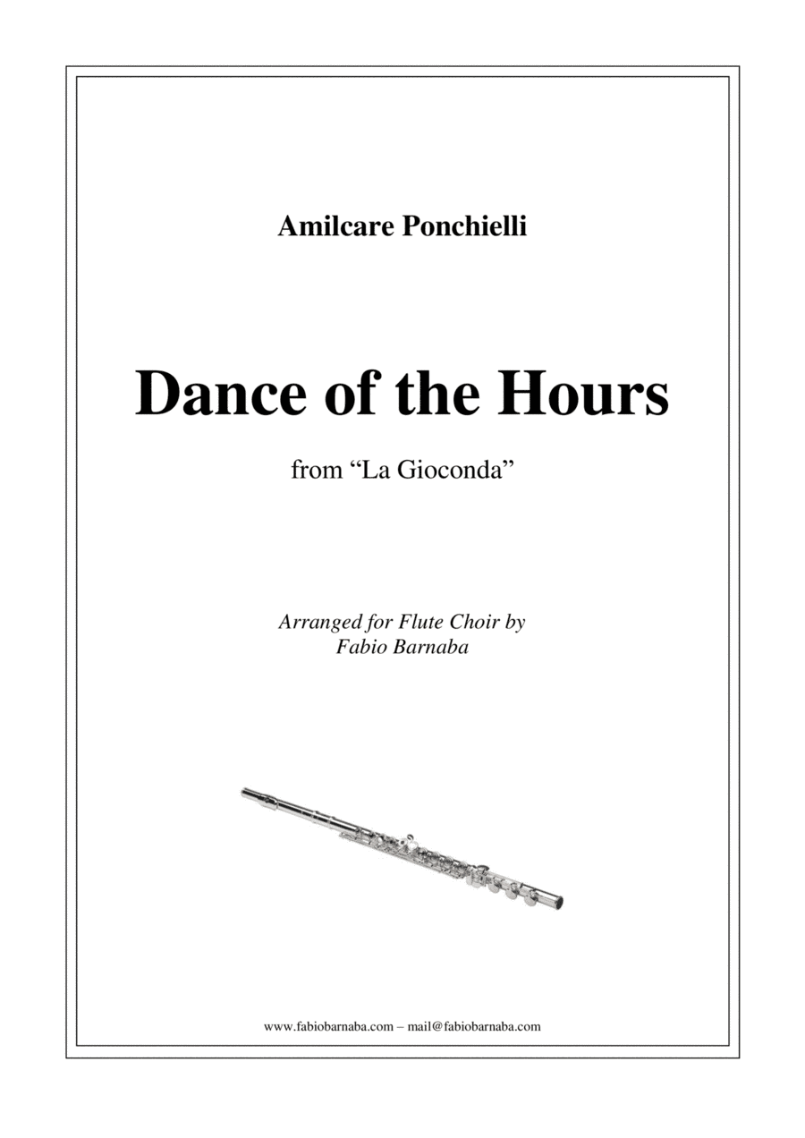 Dance of the Hours from "La Gioconda" - for Flute Choir (arr. Fabio Barnaba)