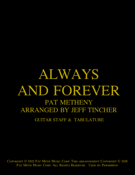 Always And Forever (arr. Jeff Tincher)