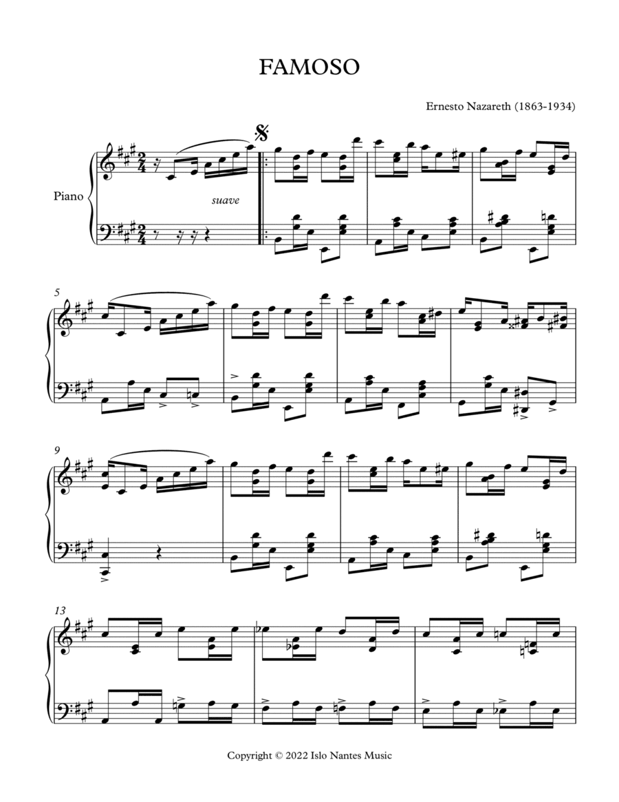 FAMOSO (arr. Islo Nantes)