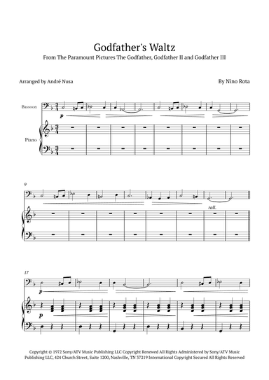 The Godfather Waltz (arr. André Nusa)