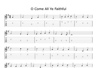 O Come All Ye Faithful (arr. Anderson Branco)