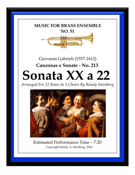 Sonata XX a 22 - No. 213 (arr. Randy A. Steinberg)