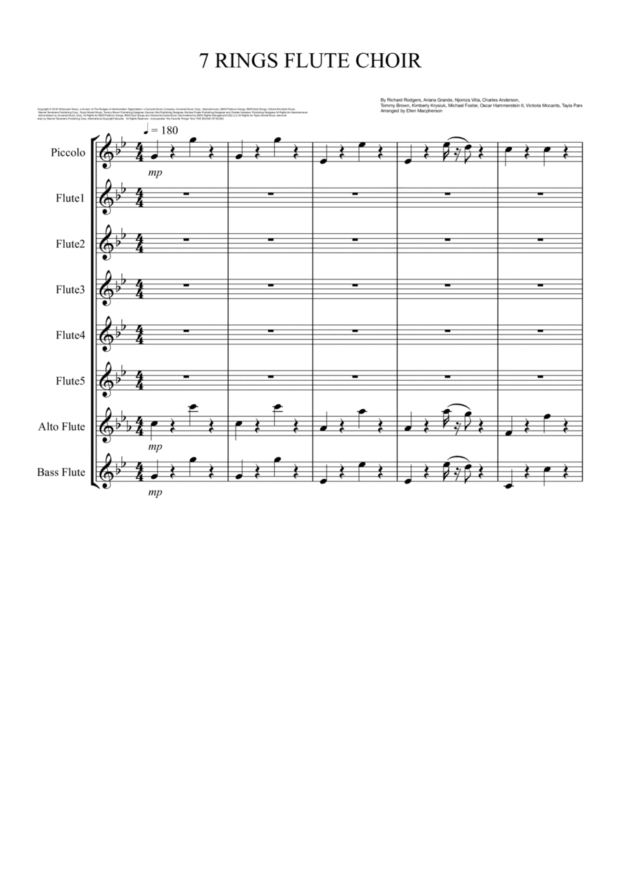 7 Rings (arr. Ellen Macpherson)