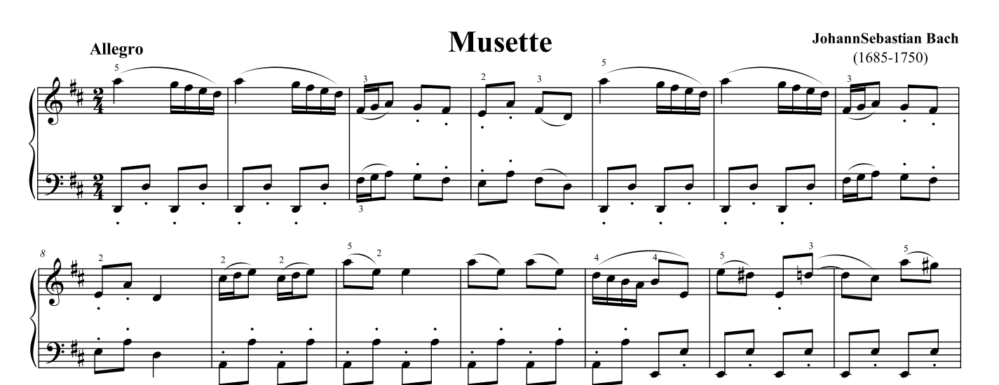 Bach Muzette (arr. Ben Choupak)