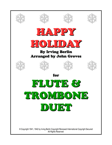 Happy Holiday (arr. John Groves)