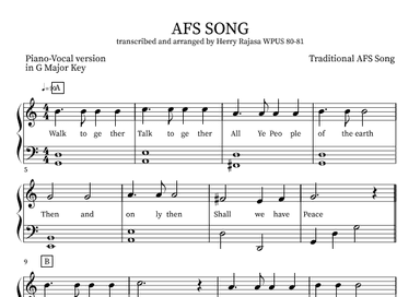 AFS SONG