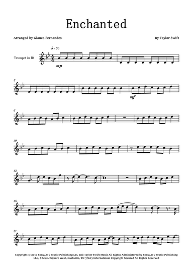 Enchanted (arr. Glauco Fernandes)