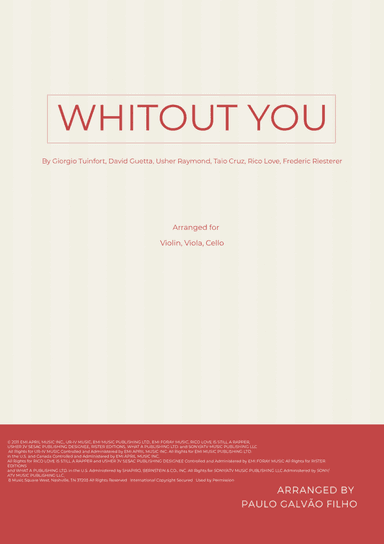 Shape Of You (arr. Paulo Galvao Filho)