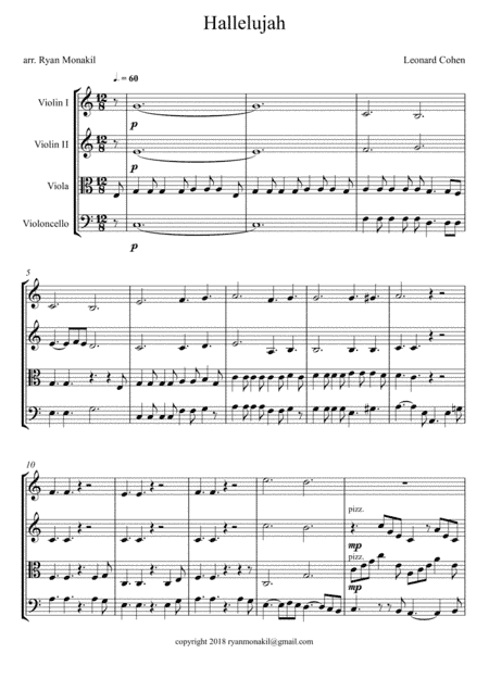 Hallelujah (arr. Ryan Hanzel Monakil)