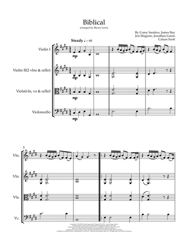 Biblical (arr. Sherry Lewis)