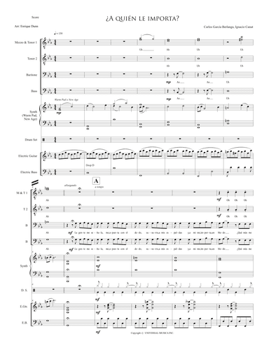 A Quien Le Importa (arr. Enrique Dunn)