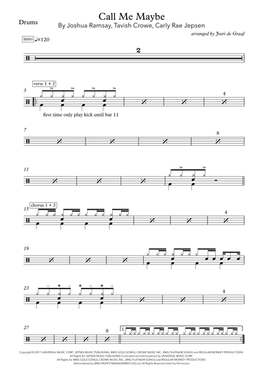 Call Me Maybe (arr. Joeri de Graaf)