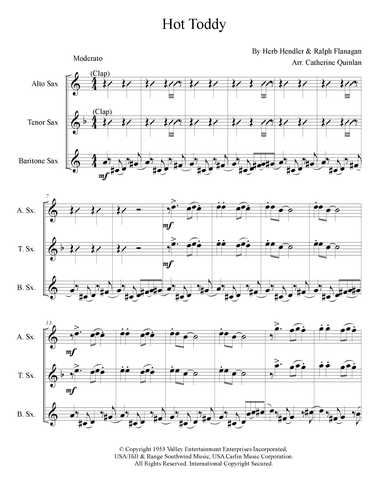 Hot Toddy (arr. Catherine Quinlan)