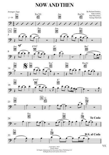 Now And Then (arr. Zago)