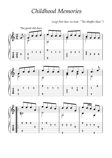 Childhood Memories (arr. Luigi Pati)