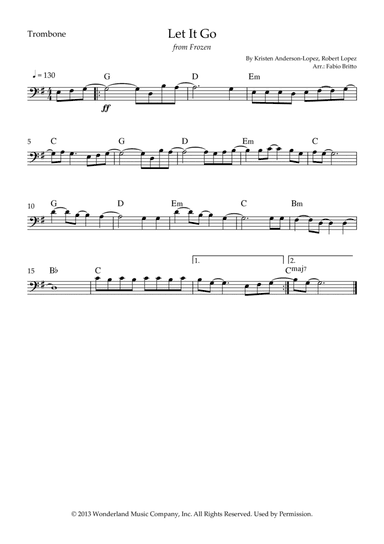 Let It Go (arr. Fabio Britto)