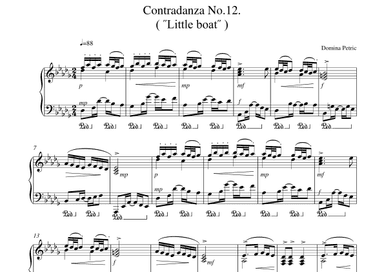 Twelfth Contradanza: Little Boat