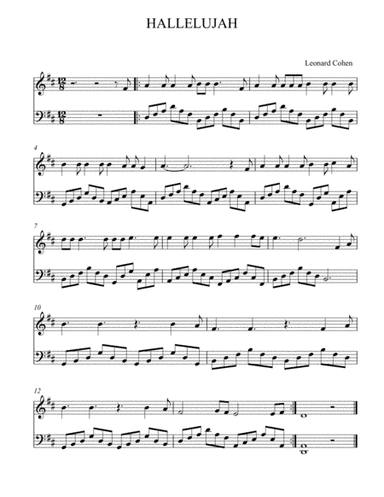 Hallelujah (arr. mcbleke)