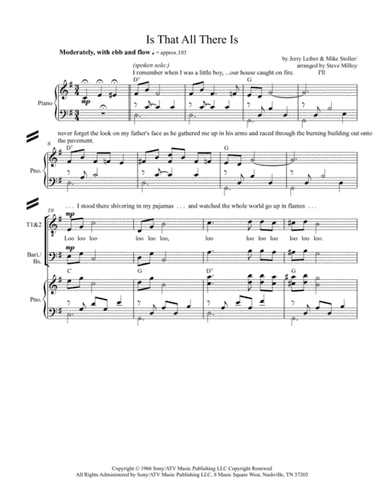 Is That All There Is (arr. Steve Milloy)