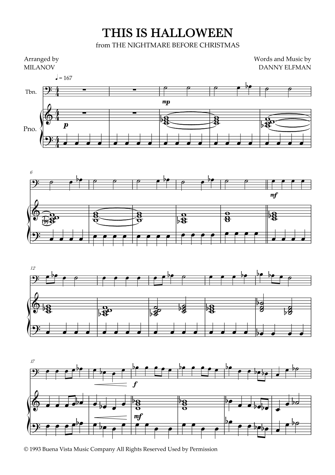 This Is Halloween (arr. Milanov)