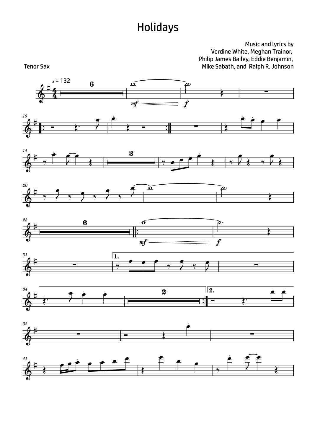 Holidays (feat. Earth, Wind & Fire) (arr. David Lartey)