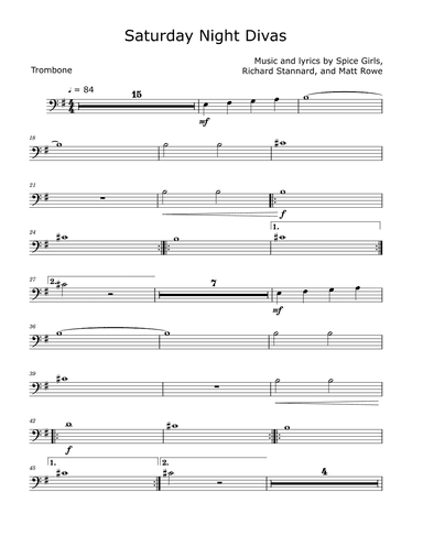 Saturday Night Divas (arr. David Lartey)