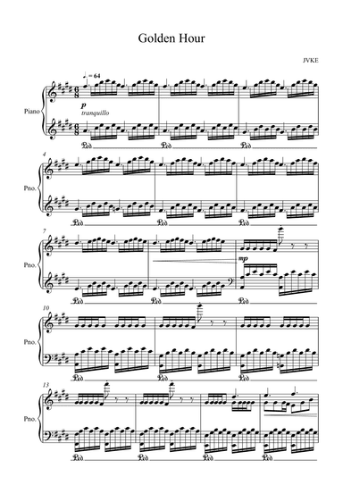 Golden Hour (arr. EmPiano)