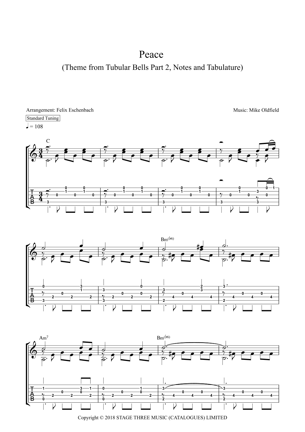 Peace (arr. Felix Eschenbach)