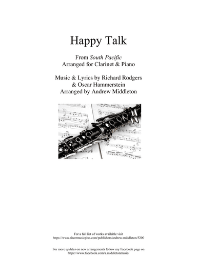 Happy Talk (arr. Andrew Middleton)