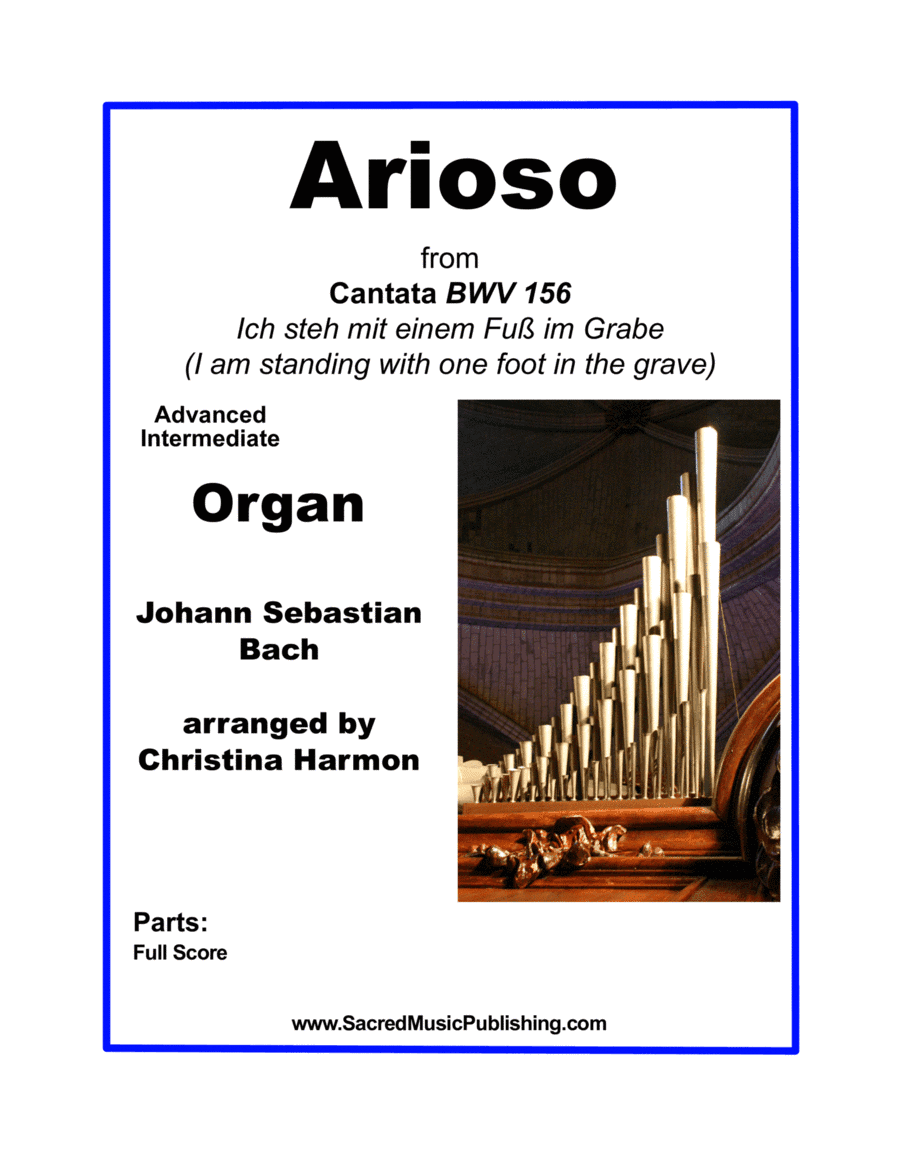 Arioso from Cantata BWV 156 - Organ (arr. Christina Harmon)
