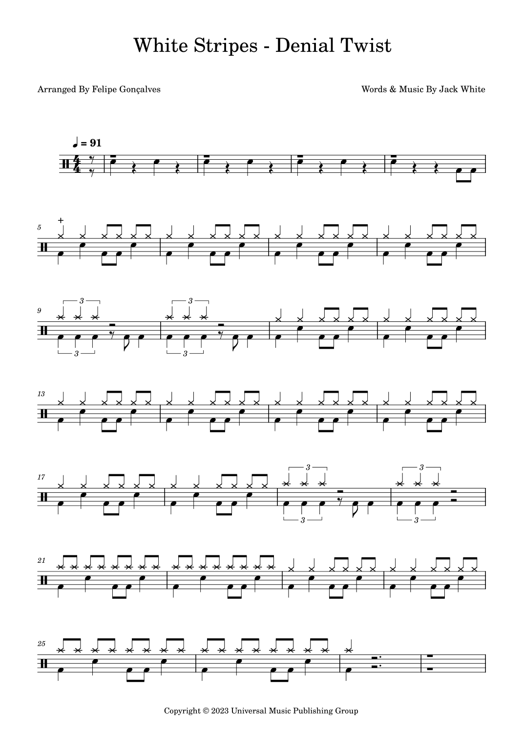 Denial Twist (arr. Felipe Gonçalves)