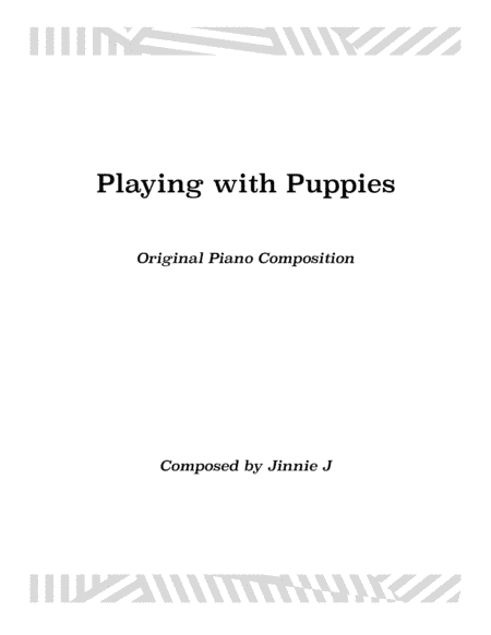 Playing with Puppies (Original Piano Composition)