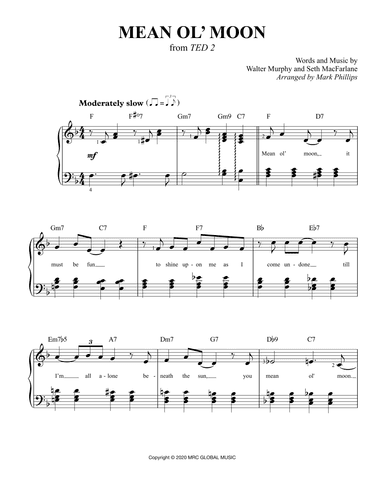 Mean Ol' Moon (arr. Mark Phillips)