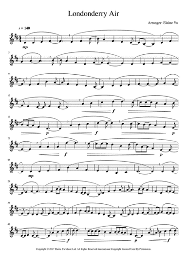 Londonderry Air (arr. Elaine Yu)