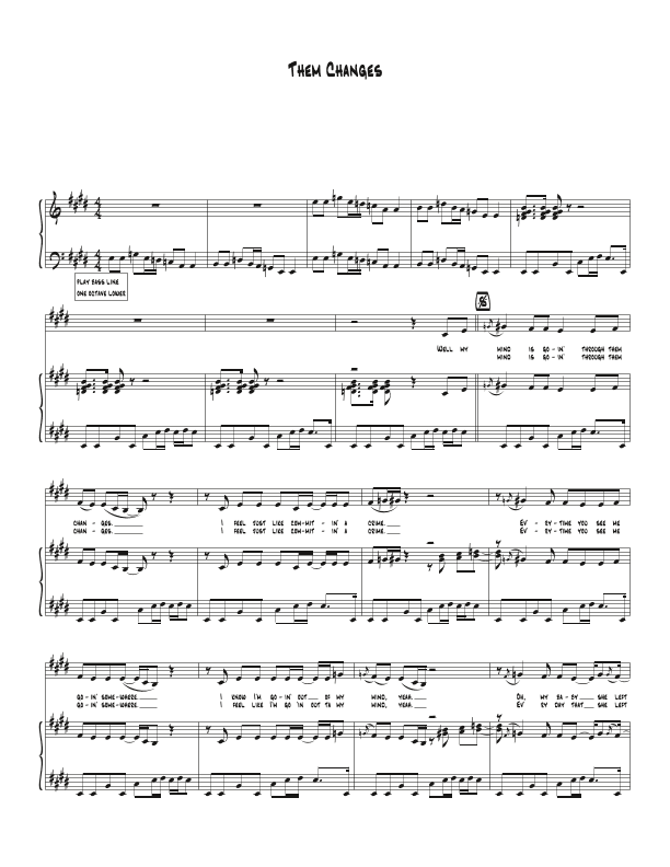 Them Changes (arr. Biegler)