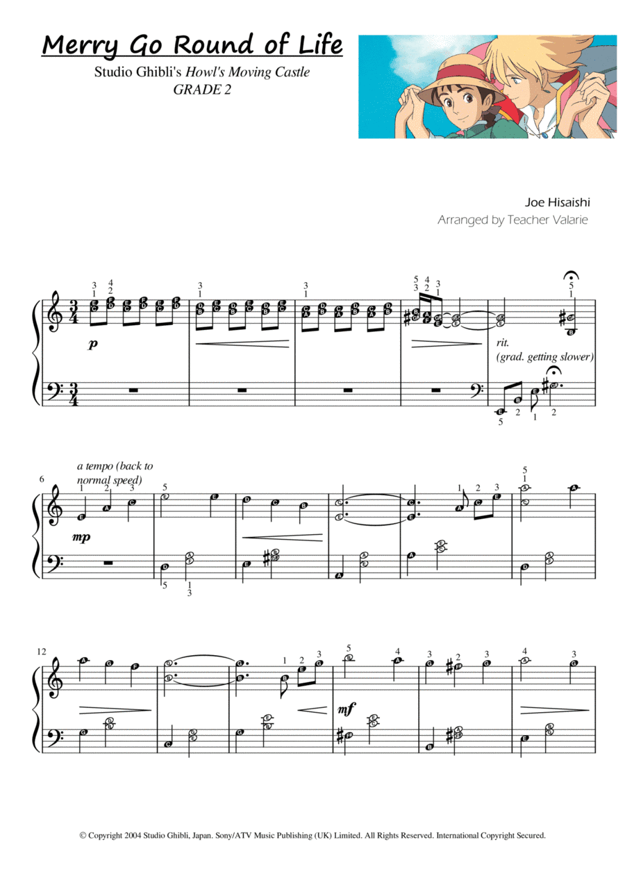 Merry-go-round Of Life (arr. Teacher Valarie)