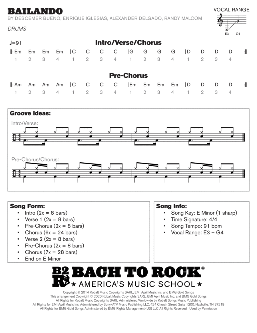 Bailando (arr. Bach to Rock)