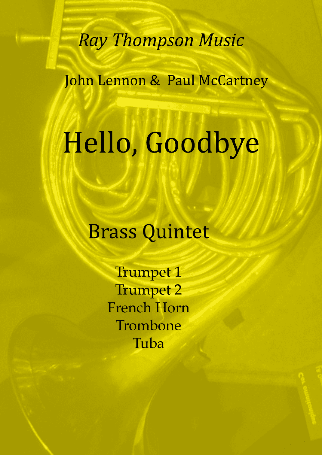 Hello, Goodbye (arr. Ray Thompson)