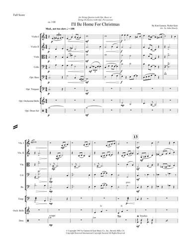 I'll Be Home For Christmas (arr. John Hoesly)