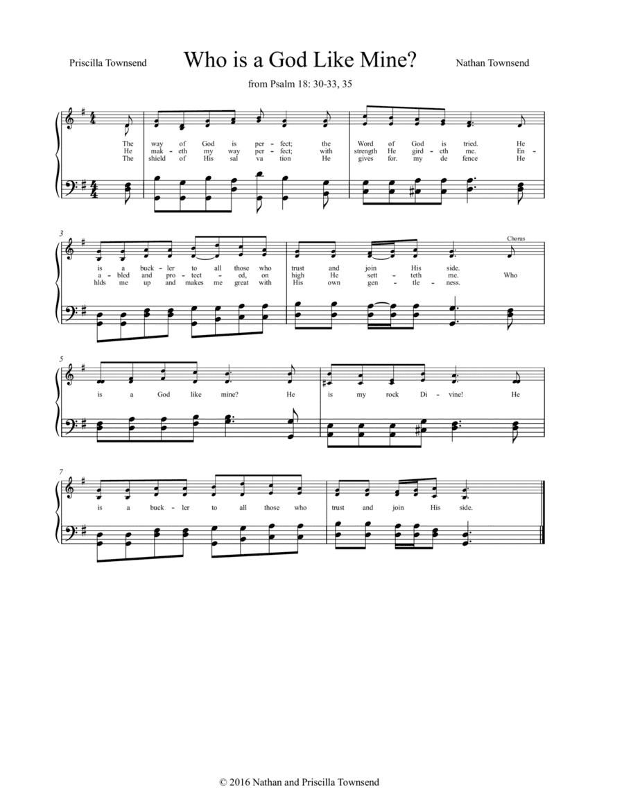 Who Is a God Like Mine