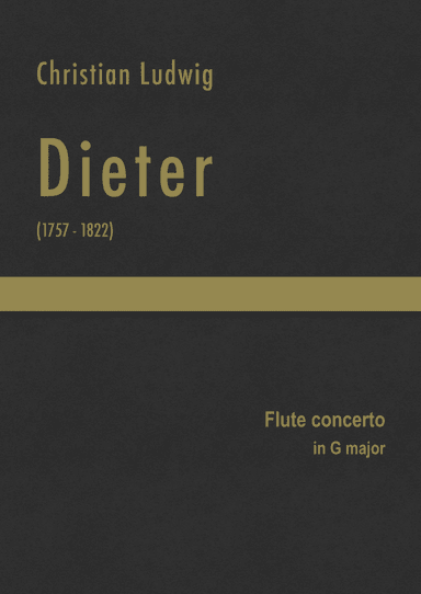 Dieter - Flute Concerto in G major (arr. J.G. Cucó Barber)