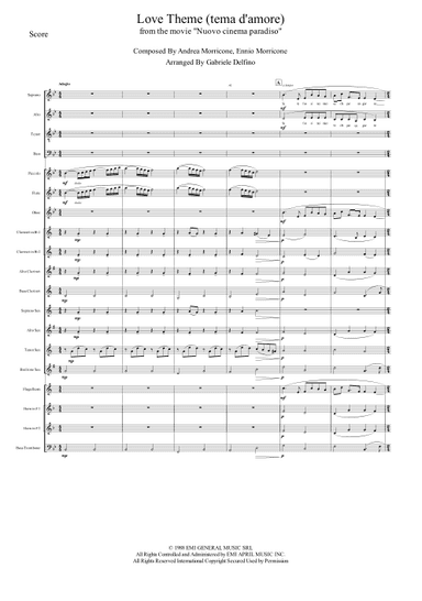 Love Theme (tema D'amore) (arr. Gabriele Delfino)