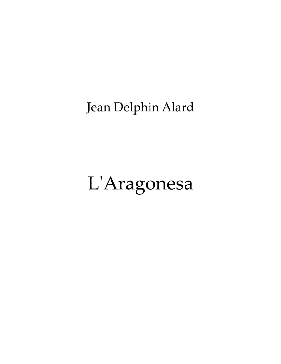 L'Aragonesa (arr. Nick Lacanski)