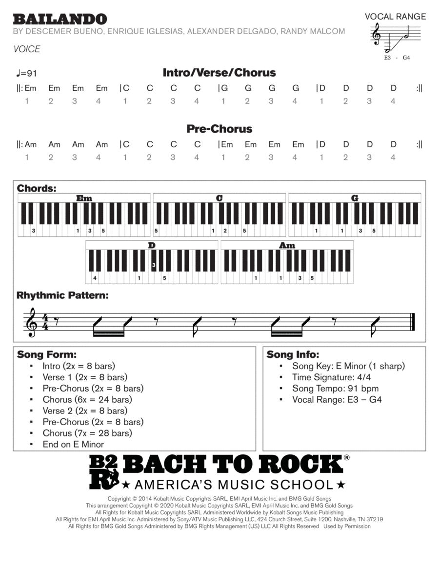 Bailando (arr. Bach to Rock)