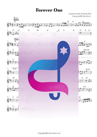 Forever One by Avraham Fried (arr. R. Sloboder)