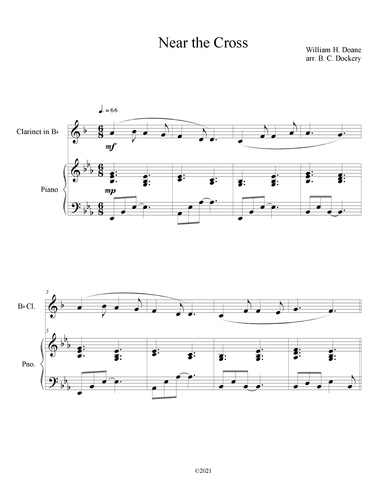 Near the Cross (Clarinet Solo with Piano Accompaniment) (arr. B. C. Dockery)